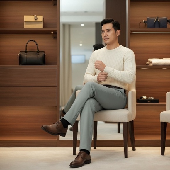 TimelessFlex Men’s High-Stretch Straight Fit Pants – Black | 36x30 | NWT - Picture 7 of 7